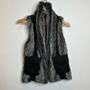 Kensie Faux Fur Sweater Vest